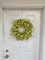 24 Inch Artificial Daisy Flower Summer Floral Wreath with Eucalyptus Green Leaves Wreath Farmhouse Wreath for Front Door Wall Home Party Decorations